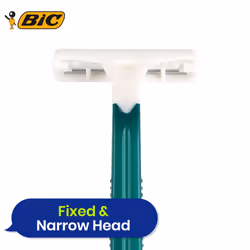 BIC Comfort 2 Twin Blade Disposable Razors for Men Pack of 25 Green