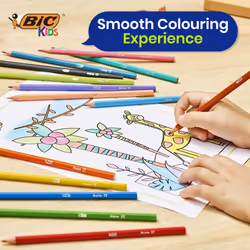 BIC Kids Tropicolours 24 Pack Coloured Pencils Ideal for School