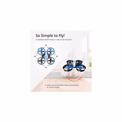 HOLY STONE HS210 Mini Drone for Kids and Beginners RC Nano Quadcopter Indoor Small Helicopter Plane with Auto Hovering, 3D Flip, Headless Mode an