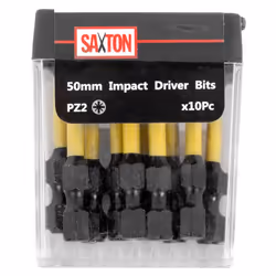 10x PZ2-50mm Pozi-Drive 2 Impact Duty Screwdriver Drill Driver Bits Sets Tic Tac Box Dewalt Milwaukee Bosch