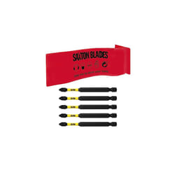 5X Saxton PZ2 89mm Long Magnetic Impact Duty Pozi-Drive Screwdriver Drill Driver Bits for Dewalt Milwaukee Bosch Makita etc