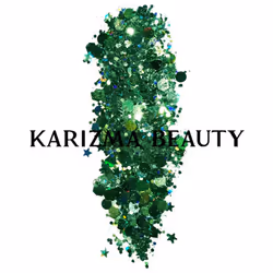 Vegan Biodegradable Chunky Glitter // Karizma Beauty Green Bio Glitter Eco Glitter Face Glitter Festival Chunky 10g