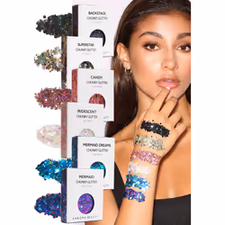 KARIZMA Kiss My Bass! 6X 10g Chunky Face Glitter Hair Eye and Body Glitter for Women and Men. Rave Glitter Festival Access ...