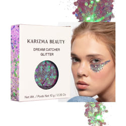 KARIZMA Dream Catcher Body Glitter. 10g Chunky Face Glitter  Hair Glitter  Eye Glitter and Body Glitter for Women. Rave Glitter  Festival Ac
