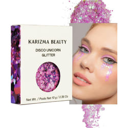 KARIZMA Disco Unicorn Body Glitter. 10g Chunky Face Glitter  Hair Glitter  Eye Glitter and Body Glitter for Women. Rave Glitter  Festival Accessories