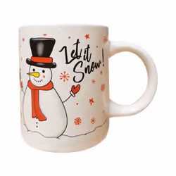 4 Christmas Mugs Cups Santa Elf Reindeer Snowman Festive Novelty Coffee Xmas