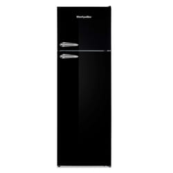 312litre RETRO Fridge Freezer Class E Black