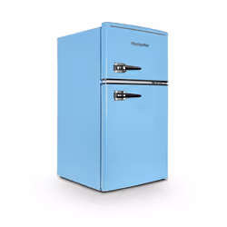 Montpellier MAB2035EPB Undercounter Retro Fridge Freezer Pastel Blue