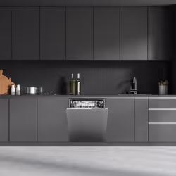 Montpellier MDWBID6053 - White 13 Place Setting Integrated Dishwasher - 49dB - D Energy