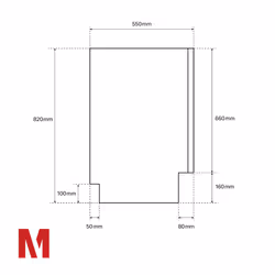 Montpellier MDWBID4553 - Slimline Integrated Dishwasher - 10 Place Settings -  D Energy