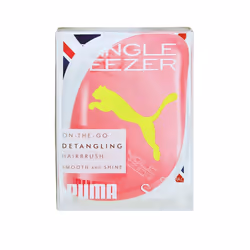 Tangle Teezer Puma, Compact Styler Detangling Hairbrush, Neon Yellow