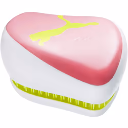Tangle Teezer Puma, Compact Styler Detangling Hairbrush, Neon Yellow