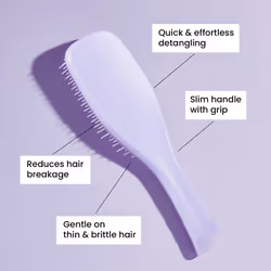 Tangle Teezer The Fine and Fragile Ultimate Detangling Brush, Dry and Wet Hair Brush Detangler for Color-Treated, Fine and Fragile Hair, Hypnotic Hea