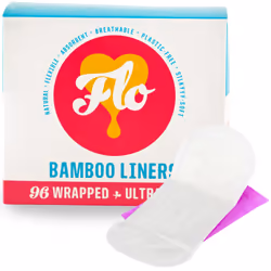 Organic Bamboo Leakproof, Highly Absorbent Slim Panty Liners - Individually Wrapped - Biodegradable & Cruelty, Plastic & Vega ...