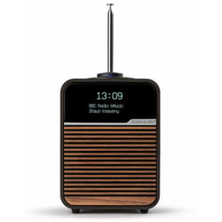 Ruark Audio R1D-ESP radio Clock Digital Black, Brown