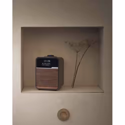 Ruark Audio R1D-ESP radio Clock Digital Black, Brown