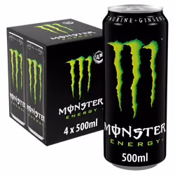 Monster Energy Drink 4 x 500ml (Pack of 6)