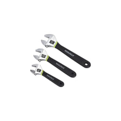 Adjustable Wrench - Set of 3 Hexagonal Wrenches Quick and Accurate Size Adjustment for Various Tasks - Durable Construction for Home, Garage, Workshop