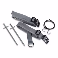 Dometic 9120000390, Tie down kit, Black, Grey, 60 mm, 185 mm, 50 mm, 2 kg
