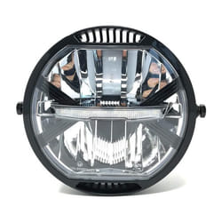 LED Motorbike Headlight 7" for Project Cafe Racer or Streetfighter - HOMOLOGATED