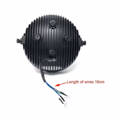 LED Motorbike Headlight 7" for Project Cafe Racer or Streetfighter - HOMOLOGATED