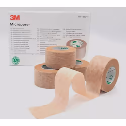 Micropore TAN 2.5cm Box of 12 - REF: 1533-1