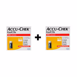 Accu-Chek Fastclix Box of 204 X 2 (TWIN PACK) - REF: ACC001