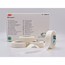 Micropore WHITE 1.25cm Box 24 - REF: 1530-0