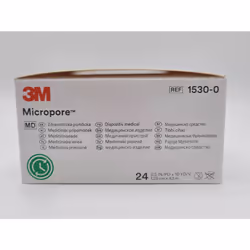 Micropore WHITE 1.25cm Box 24 - REF: 1530-0