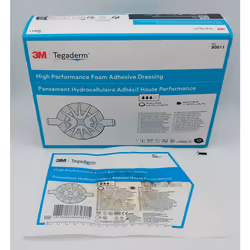 Tegaderm Foam Dressing Oval 10cm x 11cm Box of 10 - REF: 90611
