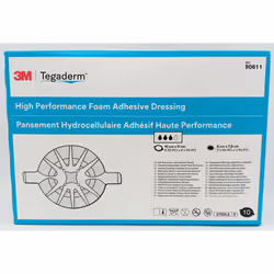 Tegaderm Foam Dressing Oval 10cm x 11cm Box of 10 - REF: 90611