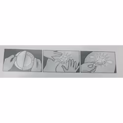 Tegaderm Foam Dressing Oval 10cm x 11cm Box of 10 - REF: 90611