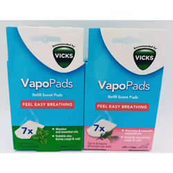 VapoPads Menthol Box of 7 + Rosemary & Lavender Box of 7 - REF:VH7, VR7