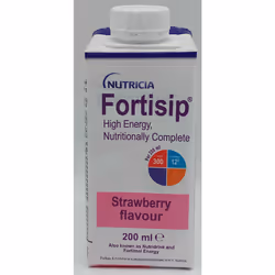 Fortisip Strawberry 200ml Pack of 6 - REF: FOR010