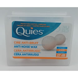 QUIES Anti Noise Wax EarPlug 6 Plugs (3 pairs) REF: QUIES310101