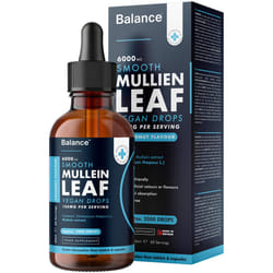 Mullein Leaf Liquid Drops - 60ml for 2 Month Supply - High Strength - Vegan - 60 Servings - Premium Mullein Leaf Extract