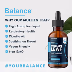 Mullein Leaf Liquid Drops - 60ml for 2 Month Supply - High Strength - Vegan - 60 Servings - Premium Mullein Leaf Extract