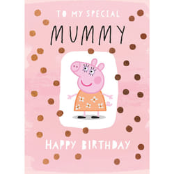Peppa Pig 'Mummy' Birthday Card
