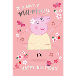 Peppa Pig Mummy Birthday Card