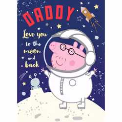 Peppa Pig Daddy Birthday Card