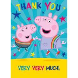 Peppa Pig 'Thank You Very Very Much' Card