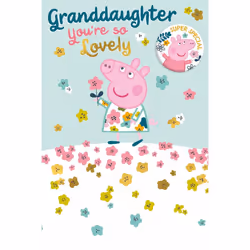 Peppa Pig Birthday Card For Granddaughter