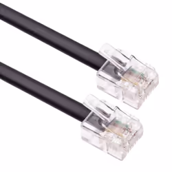 1m RJ11 Cable ADSL Extension Lead Phone Cord Telephone Plug High Speed BT Internet Broadband Male to Male Router and Modem to ...