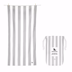 Dock & Bay DB3096, Pattern, Grey, Machine wash, Rectangular, 1 person(s), Polyamide, Polyester