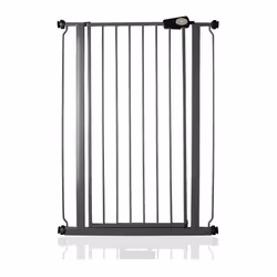 Safetots Extra Tall Pressure Fit Gate - Slate Grey, 81.4cm - 89cm