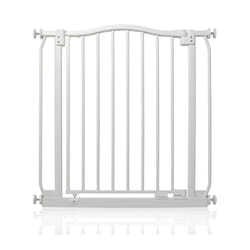 Safetots Curved Top Safety Gate - Matt White, 71cm - 80cm