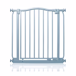 Safetots Curved Top Safety Gate - Matt Grey, 71cm - 80cm