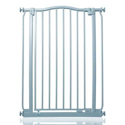 Safetots Extra Tall Curved Top Gate - Matt Grey, 71cm - 80cm