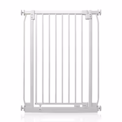 Safetots Extra Tall Elite Safety Gate - Matt White, 71cm - 80cm