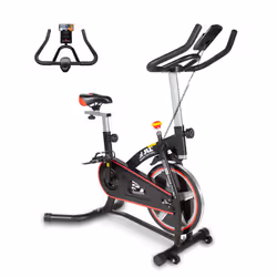 JLL IC100 Pro Indoor Bike, 6KG Flywheel Entry Level Bike, Belt Driven Exercise Bike For Home With Magnetic Resistance,